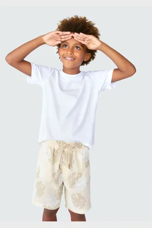 Hering Bermuda Infantil Menino Com Linho