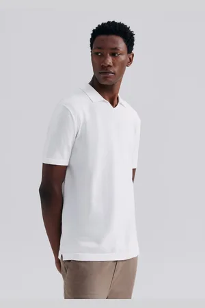 Hering Polo Masculina Manga Curta Gola V Em Tricô