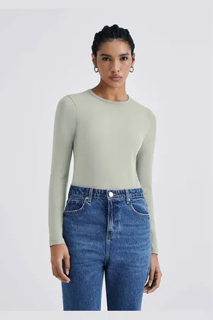 Hering Blusa Básica Feminina Manga Longa Slim