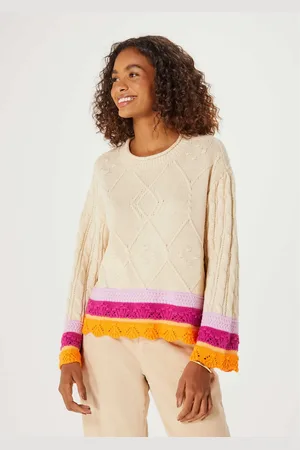 Hering Blusão Feminino Texturizado Em Tricô