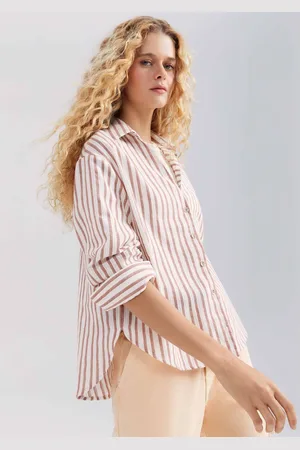 Hering Camisa Feminina Manga Longa Listrada