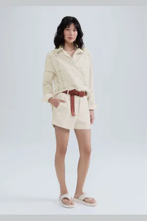 Hering Camisa Feminina Manga Longa Em Laise
