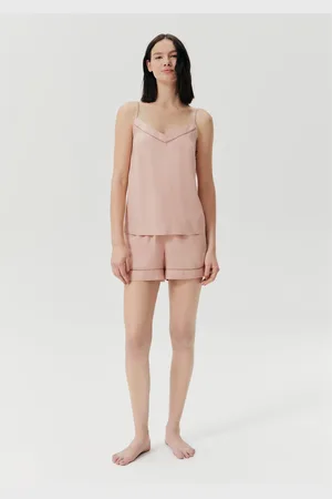 Hering Pijama Curto Feminino Com Renda