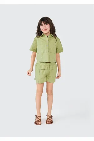 Hering Blusa Cropped Infantil Menina Em Laise