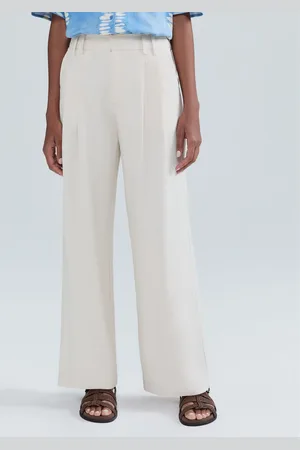 Hering Calça Feminina Wide Leg Em Alfaiataria