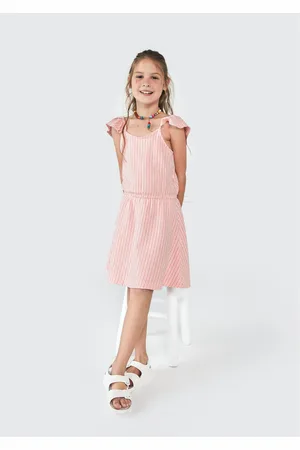 Hering Vestido Infantil Listrado