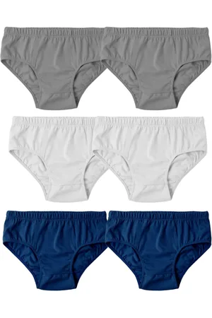Hering Kit Com 6 Cuecas Infantil Slip Em Malha