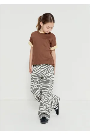 Hering Calça Infantil Menina Em Sarja Animal Print