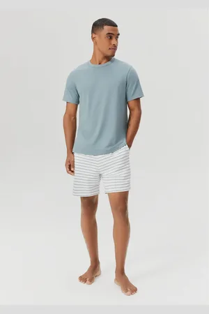 Hering Pijama Curto Masculino Com Shorts Listrado