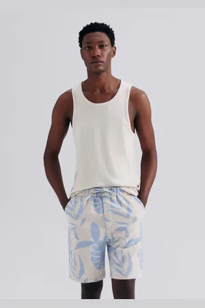 Hering Bermuda Masculina Estampada Com Linho