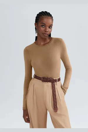 Hering Blusa Feminina Manga Longa Slim Em Tricô Leve