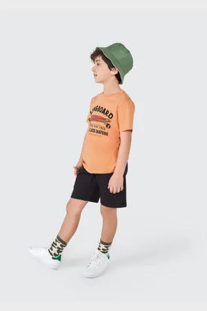 Hering Bermuda Infantil Menino Em Moletom