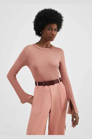 Hering Blusa Feminina Manga Longa Flare Em Ribana Estonada
