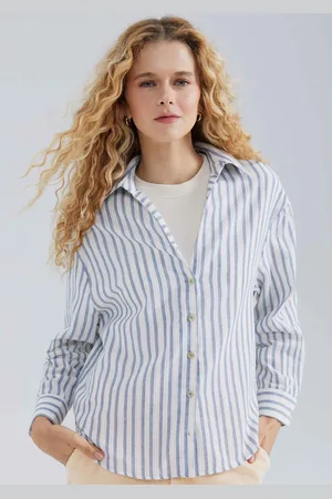 Hering Camisa Feminina Manga Longa Listrada