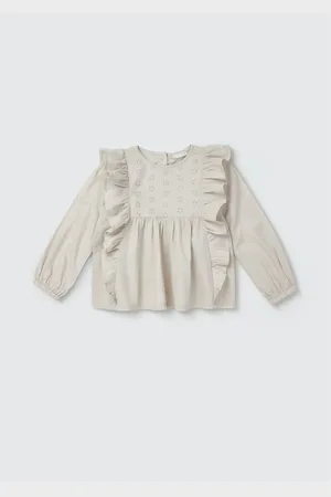 Hering Blusa Bata Infantil Menina Toddler Com Babados