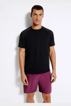 Hering Camiseta Esportiva Masculina Raglan Secagem Rápida