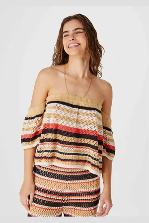 Hering Blusa Feminina Ombro a Ombro Em Tricô