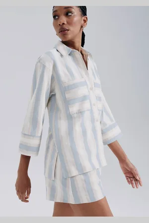 Hering Camisa Feminina Manga Longa Listrada