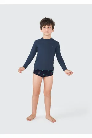 Hering Camiseta Infantil Unissex Manga Longa Com Proteção Solar