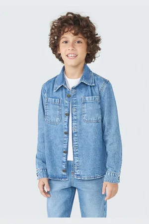Hering Camisa Jeans Infantil Menino Comfort