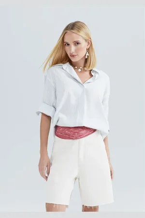 Hering Camisa Feminina Manga Longa Listrada
