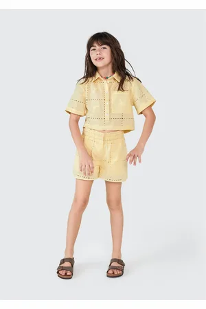Hering Blusa Cropped Infantil Menina Em Laise