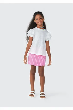 Hering Blusa Infantil Menina Com Babados