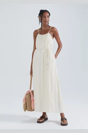 Hering Vestido Midi Fio Tinto