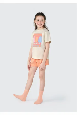 Hering Pijama Infantil Menina Curto Com Estampa