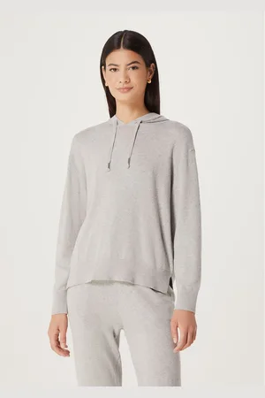 Hering Blusão Básico Feminino Com Capuz Em Tricô