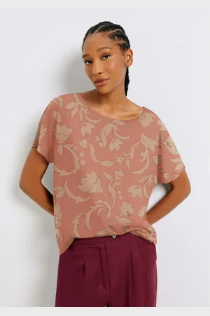 Hering Blusa Feminina Manga Curta Estampada
