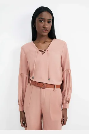 Hering Blusa Feminina Oversized Manga Longa Decote V