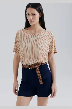 Hering Blusa Feminina Manga Curta Estampada