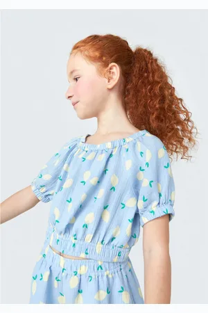 Hering Blusa Infantil Menina Manga Curta Estampada