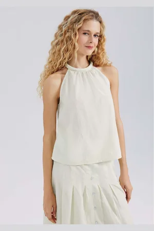 Hering Regata Feminina Bordada Decote Halterneck