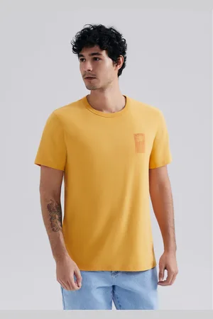 Hering Camiseta Masculina Manga Curta Com Estampa