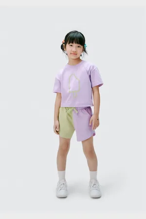 Hering Conjunto Curto Infantil Menina Colorido
