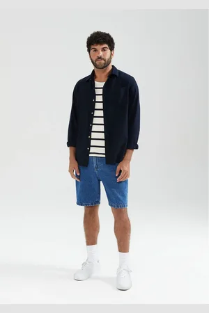 Hering Bermuda Jeans Reta Masculina