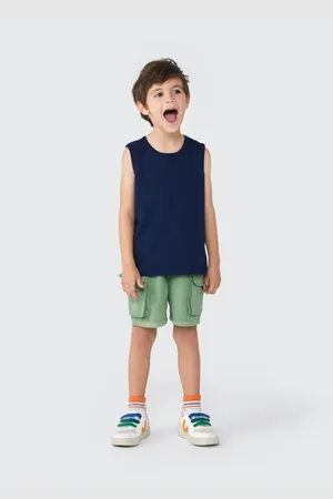 Hering Bermuda Infantil Menino Toddler Em Sarja