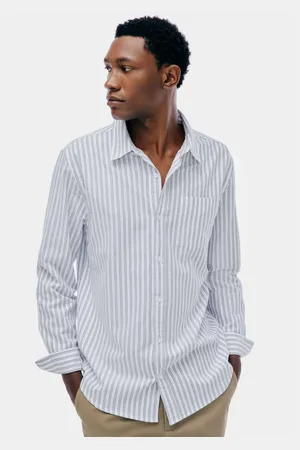 Hering Camisa Masculina Manga Longa Fio Tinto Listrada