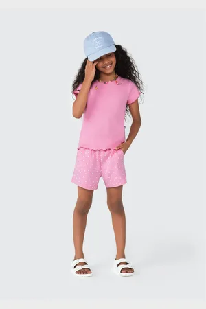 Hering Blusa Manga Curta Infantil Menina Em Ribana