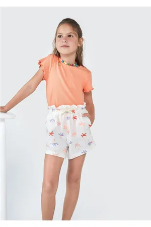 Hering Blusa Manga Curta Infantil Menina Em Ribana