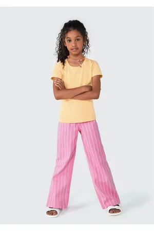 Hering Blusa Básica Infantil Menina Manga Curta Slim Com Bordado Coração