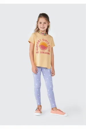 Hering Blusa Infantil Menina Manga Curta Com Estampa