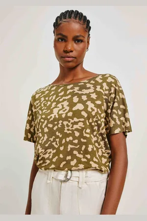 Hering Blusa Feminina Manga Curta Estampada