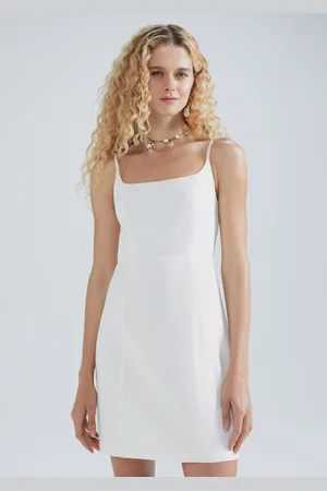 Hering Vestido Curto Com Linho