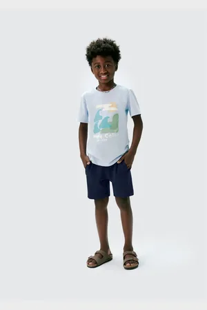 Hering Camiseta Infantil Menino Manga Curta Com Estampa
