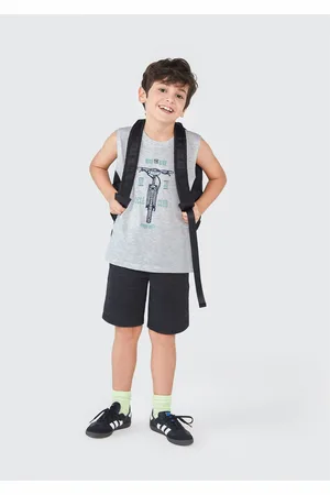 Hering Regata Infantil Menino Em Malha De Algodão Com Estampa