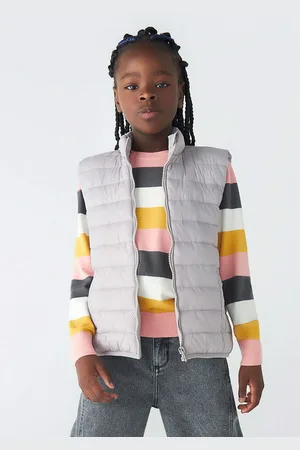 Hering Colete Puffer Infantil Unissex Com Bolsos