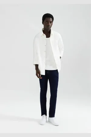 Hering Calça Jeans Básica Masculina Skinny Com Elastano